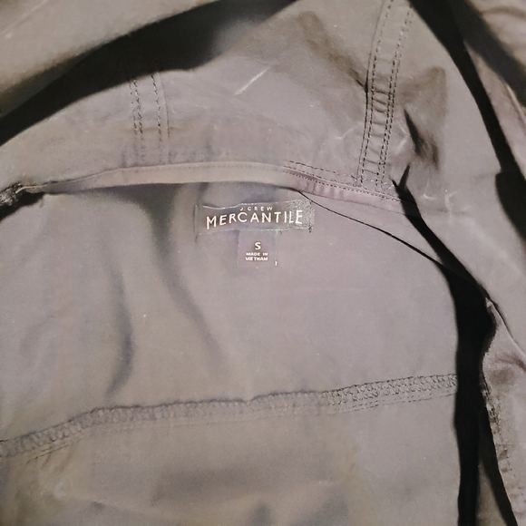 Women's Black Waterproof Hooded Raincoat - Picture 3 of 4